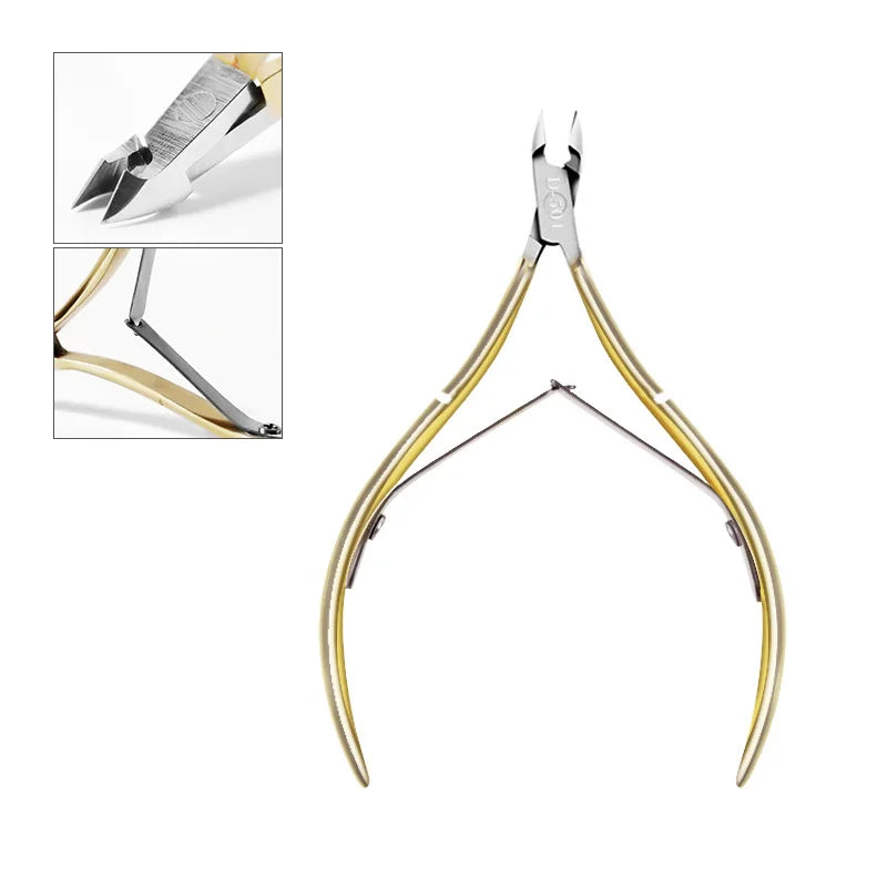 Professional Stainless Steel Cuticle Nail Nipper Clipper Nail Art Manicure Pedicure Trim Plier Cutter Beauty Scissors Tools