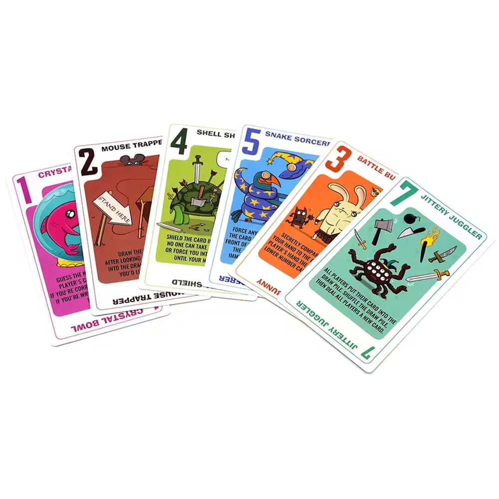 Power Hungry Pets Card Game Board Game Family Party Strategy Cards Games Party Card Challenging Strategy Game