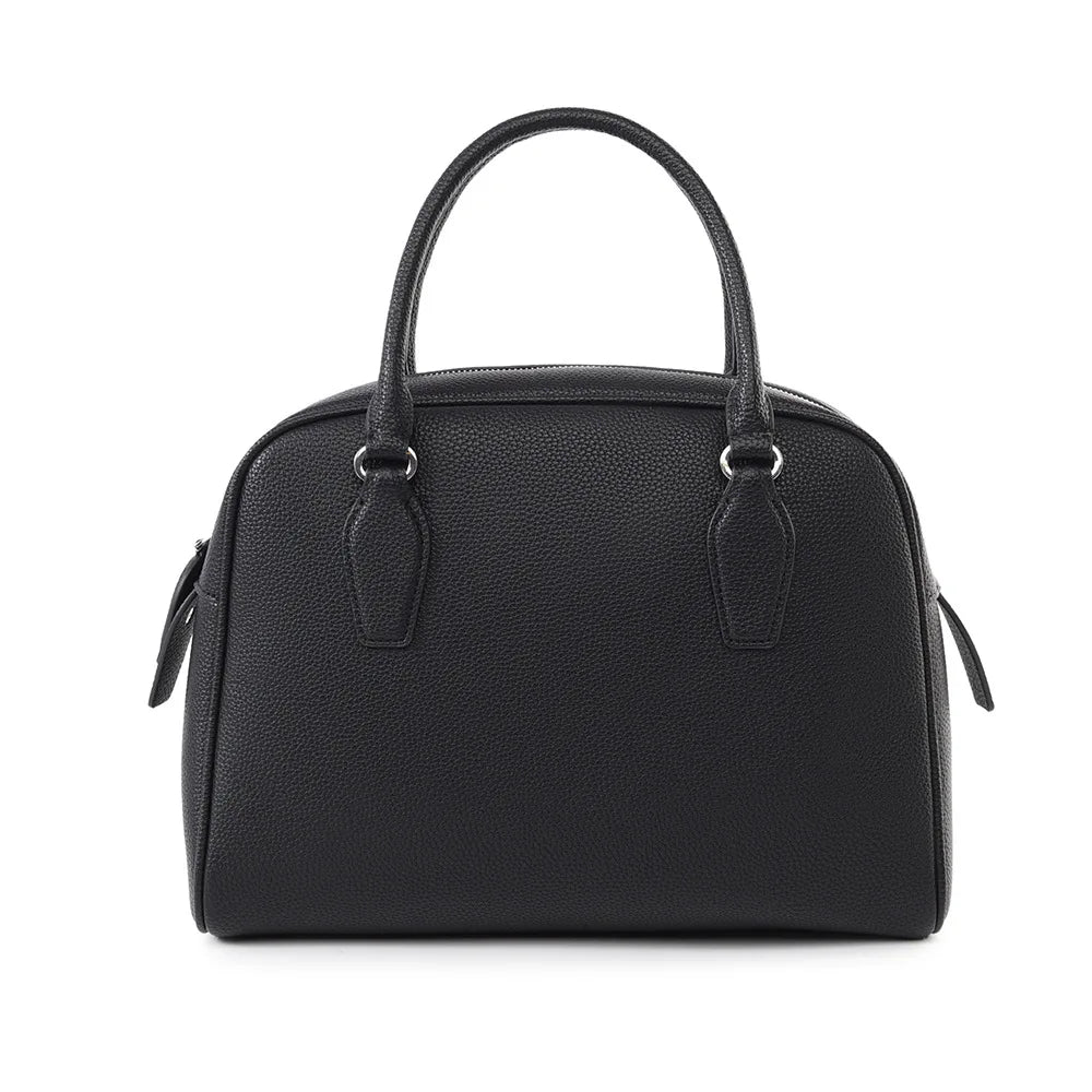 New Women's Handbag, Simple Casual Bag, Large-Capacity Briefcase, Fashionable Commuter Tote Bag, Retro-Style Water-Repellent Bowling Bag
