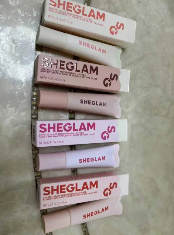 SHEGLAM Crystal Glaze Moisturizing Lip Care Canoy Lane Cocoa Cookie Strawberry Milk Melon Pop Lasting Mirror Lip Tint Beauty Lip