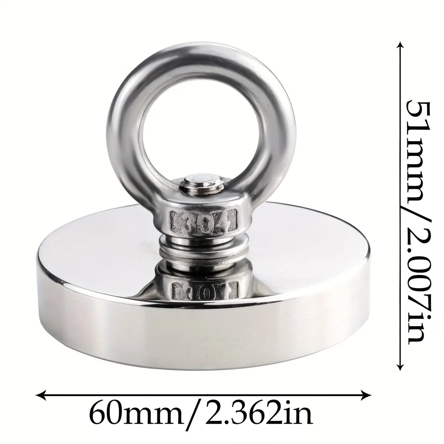 SNJ60/70/75/80/90 Pull Force strong Heavy Duty Search Magnet For River Fishing,widely use for lake,sea,home,office,outdoors