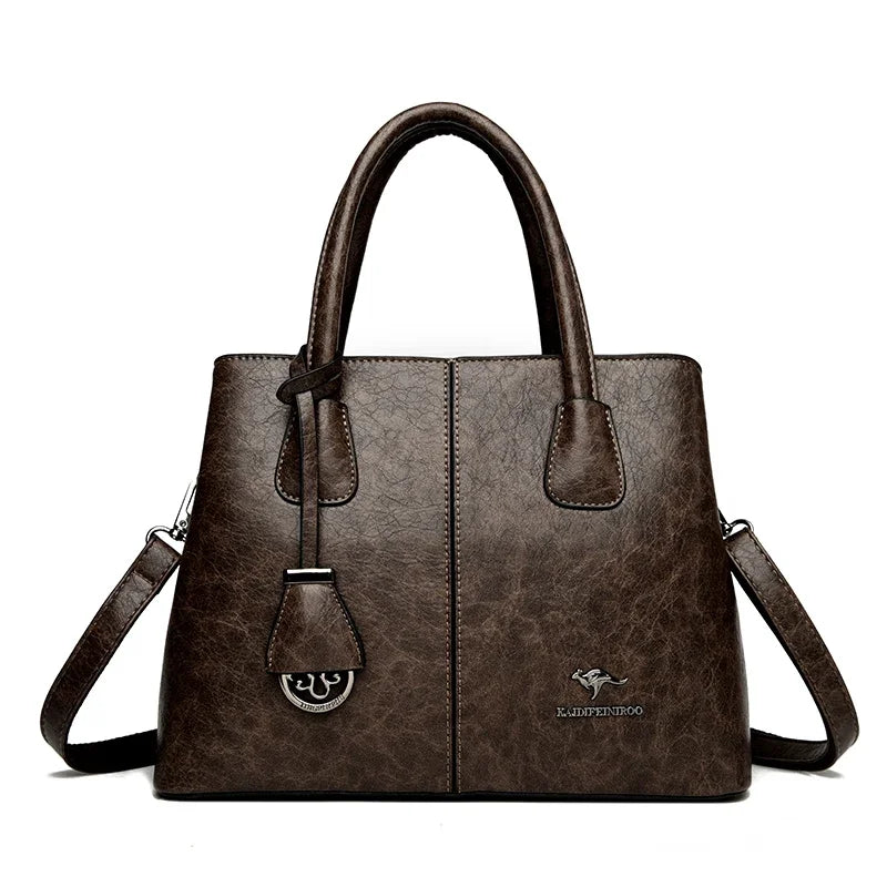 Women's PU Leather Handbags Ladies Large Tote Bag Female Square Shoulder Bags Bolsas Femininas Sac Fashion Crossbody Bags Purse