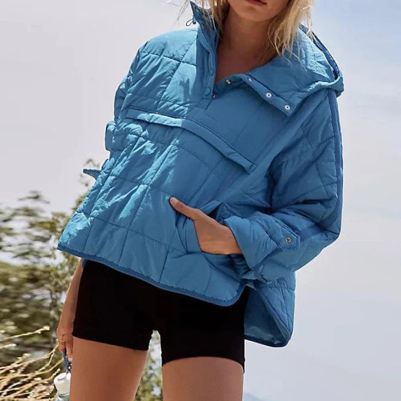Winter Coat Women Casual Hoodies Jackets For Women Fashion Pocket Warm Long Sleeve Outerwear 2023