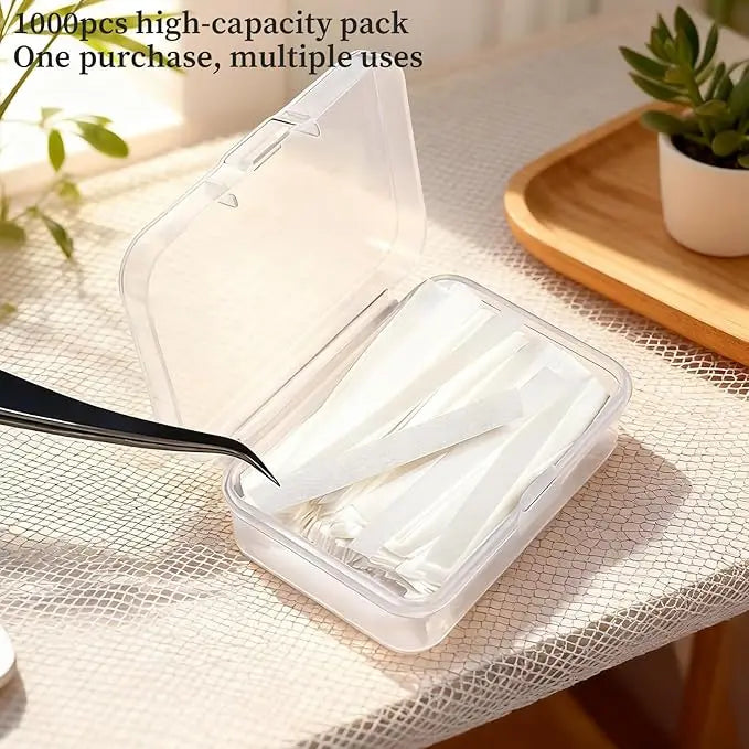 PERMANI Lash Lift Rod 1000 Pcs Disposable Korean Lash Lift Shields Flat For Eyelash Lifting and Setting Perm Cover Paper Tool