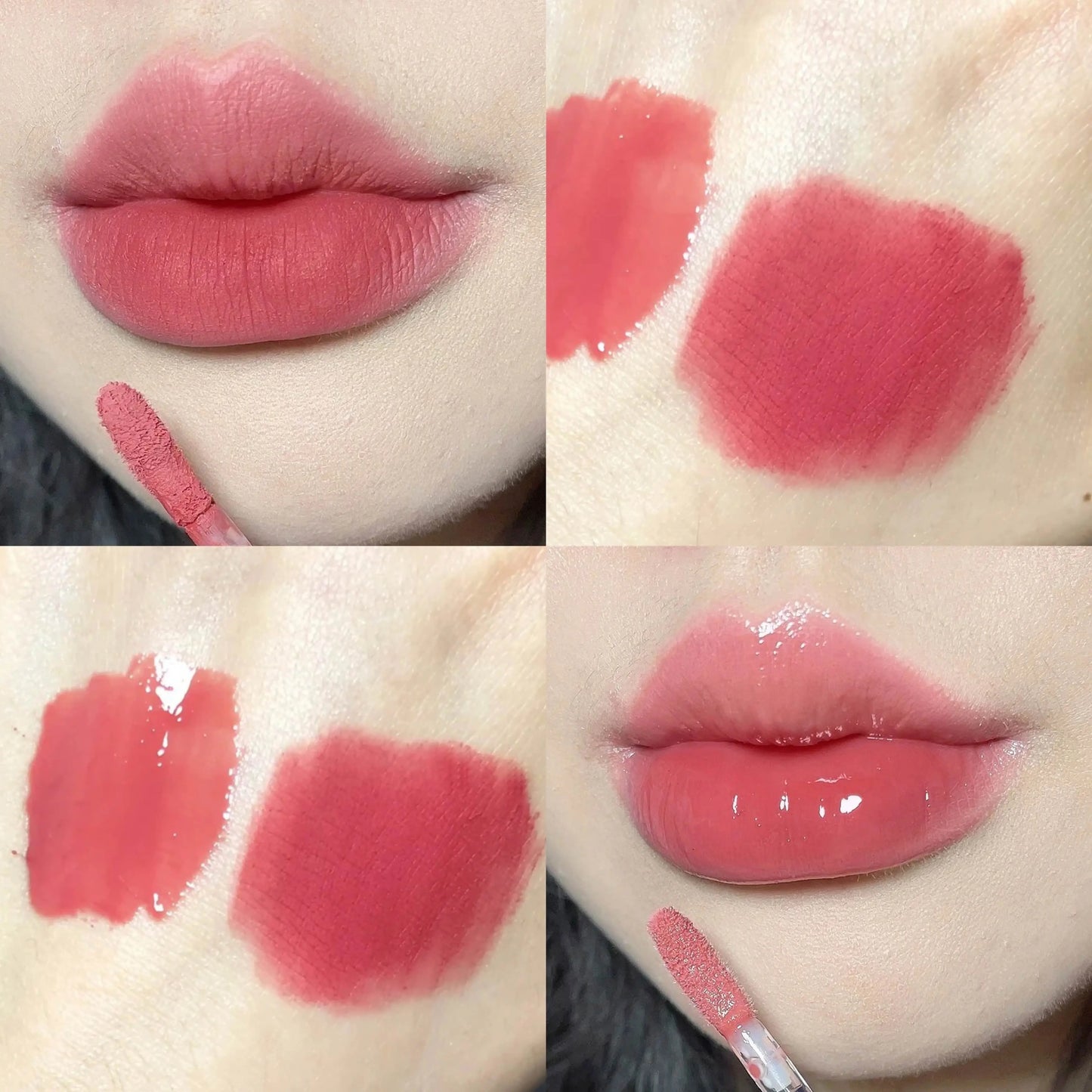 6 Colors Sexy Red Liquid Lipstick Moisturizing Lip Glaze Tint Long Lasting Matte Lip Mud Waterproof Velvet Lipstick Lips Makeup