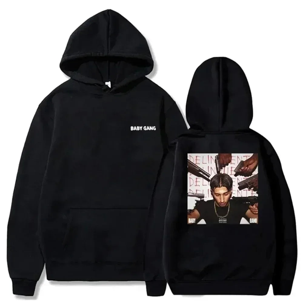 Mdlr Print Hoodies Women Fleece Sweatshirt Hip Hop Casual Hoodie Vintage Pullovers Loose Y2k Clothes Women Sweatshirt