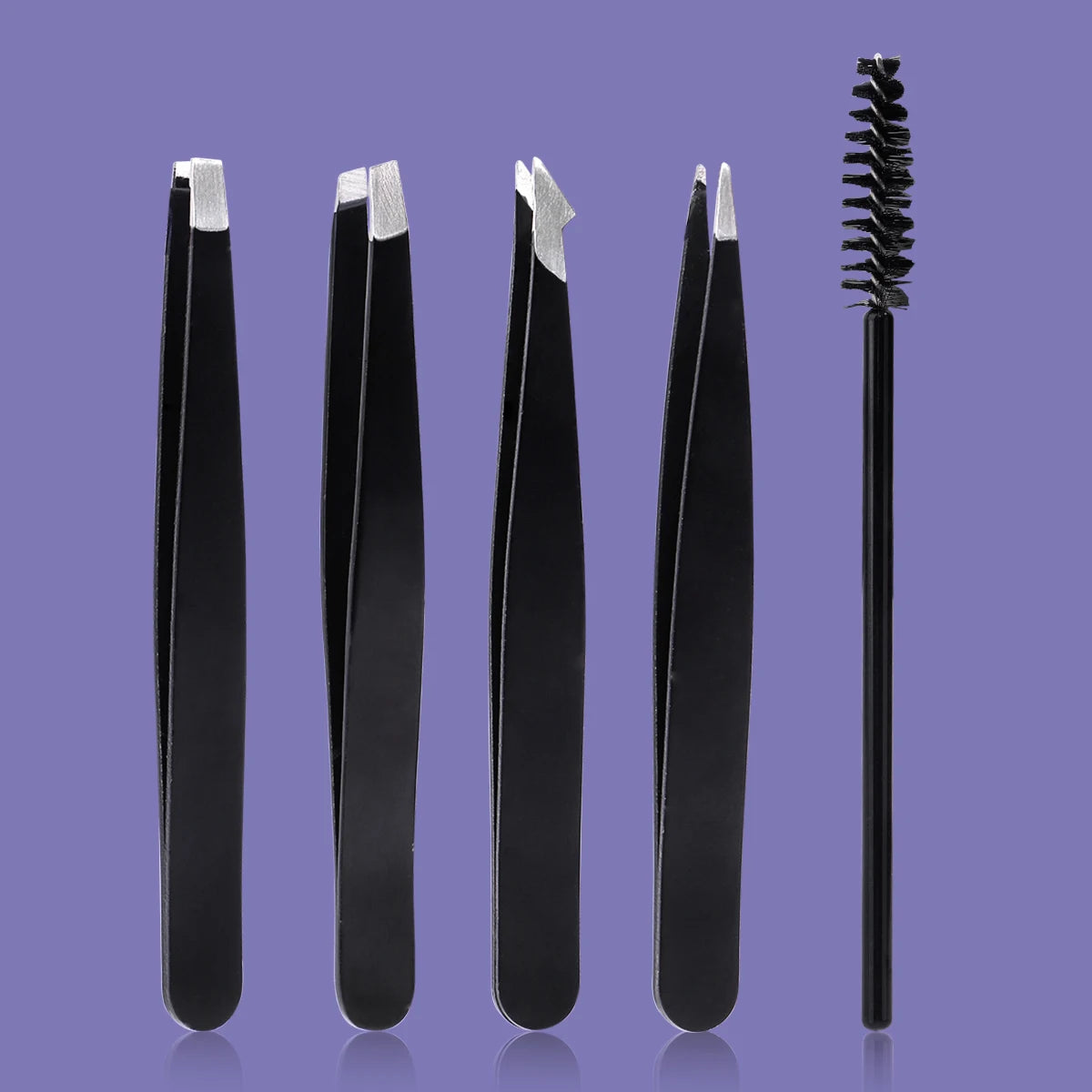 4/5/7/8pcs Eyelash Tool Set, stainless steel eyebrow trimmer, eyebrow trimmer and hair remover, suitable for both men and women.
