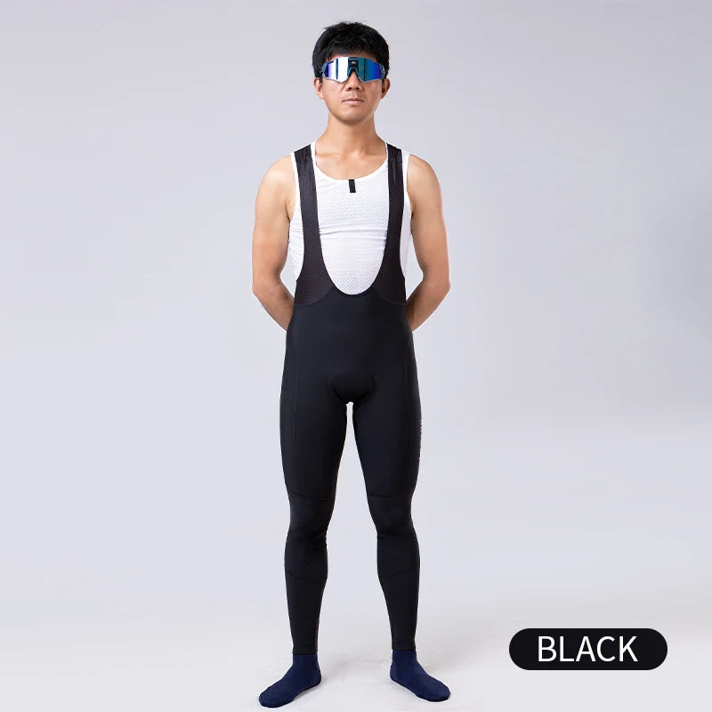 Cycling Pants Padded Man Winter Warm Fleece Bicycle Pant Leggings for Men Bike Riding Trousers Tights Clothing for 5-15 degrees