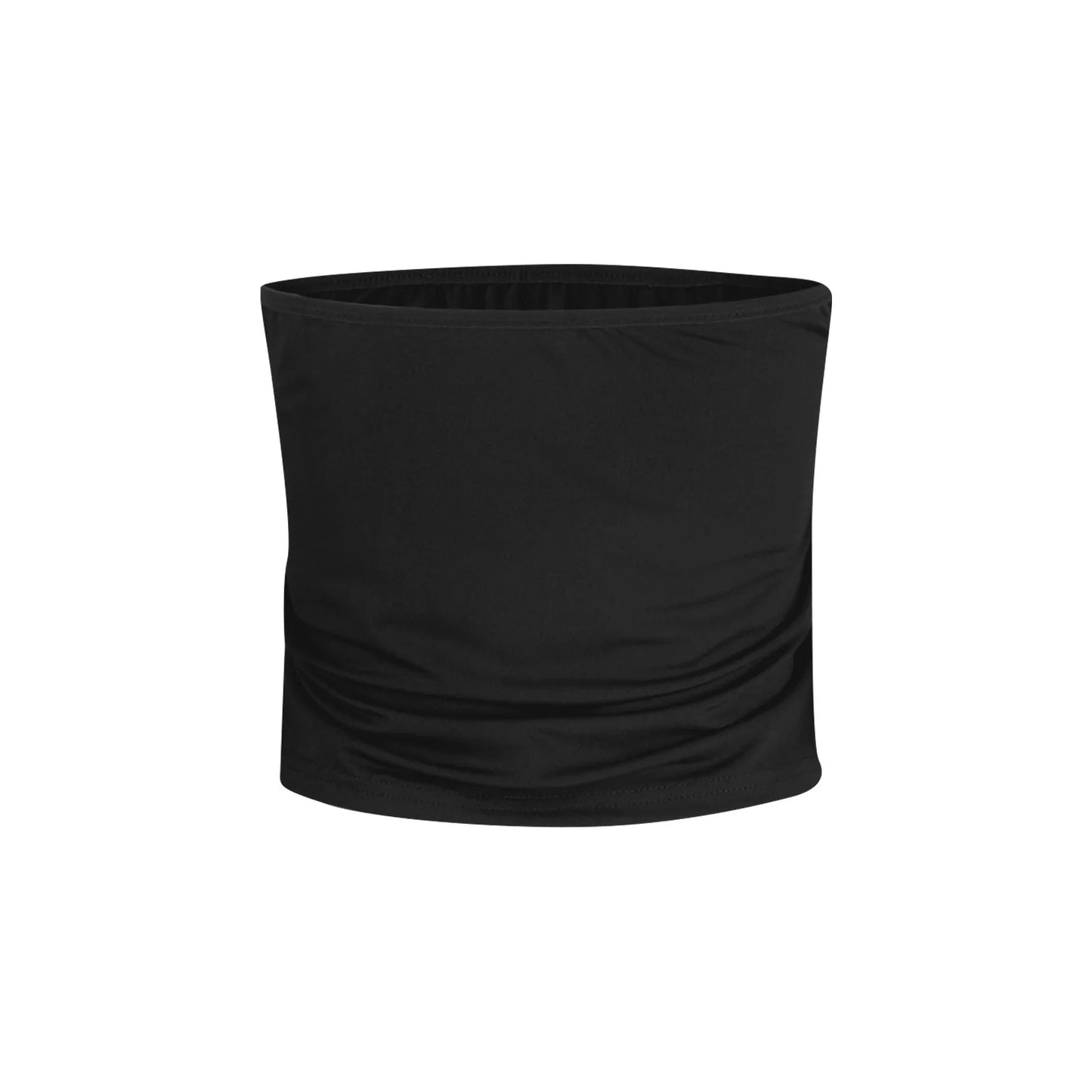 Women's Sexy Fashiopn Tube Tops Strapless Crop Tops Basic Backless Sleeveless Bandeau Cute Summer Outfits Sexy Solid Tops