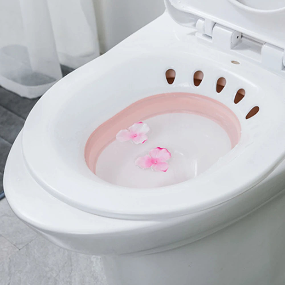Portable Bidet Sitz Bath Tub Basin For Pregnant Women Elderly Postpartum Hemorrhoids Patient Toilet Sitz Bath Tub Basin Bidet