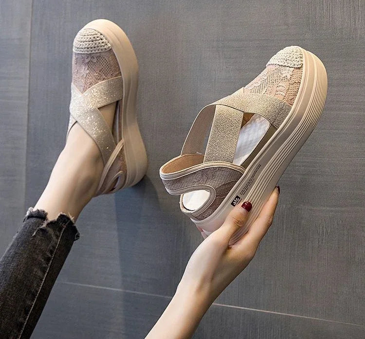 Low Women Footwear Slip On Ladies Shoes Loafers High Platform Offers High Quality Spring Sale With Price Offer Trends 2025 39 A