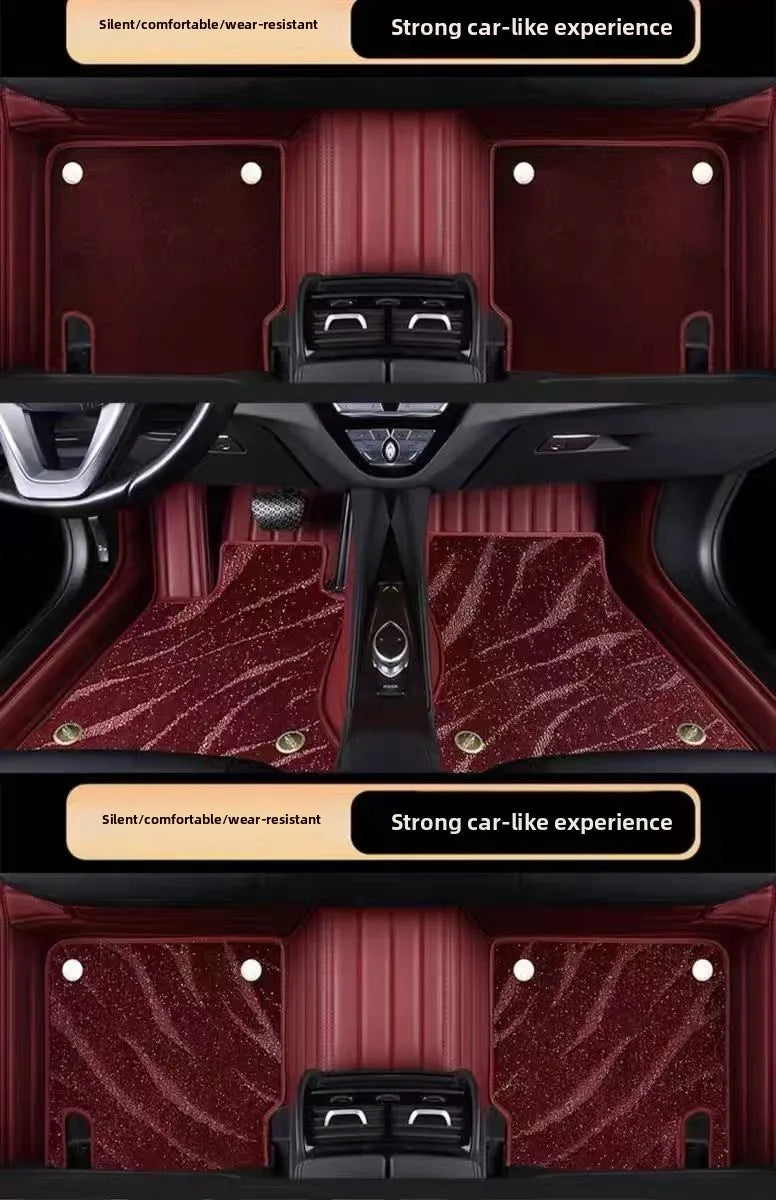 Starry Sky Carpet Car Foot Mat Special Car Customization Five Seat Full Set Full Surround Velvet Foot Mat