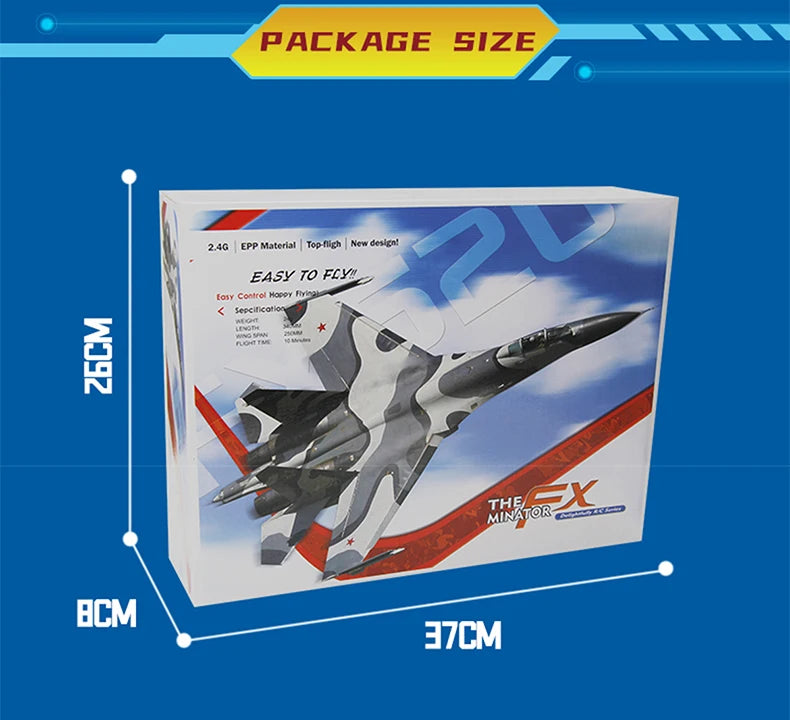 RC Foam Aircraft SU35 Rc Plane 2.4G Radio Control Glider Remote Control Fighter Glider Airplane Foam Boys Toys for Children
