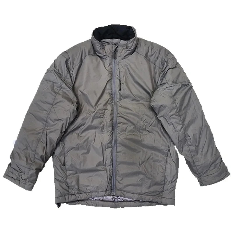 Winter Jackets Men Parkas Warm Lightweight Portable Outerwear Tactics Jacket Heat Reflective Windproof Hiking Coat Windbreaker