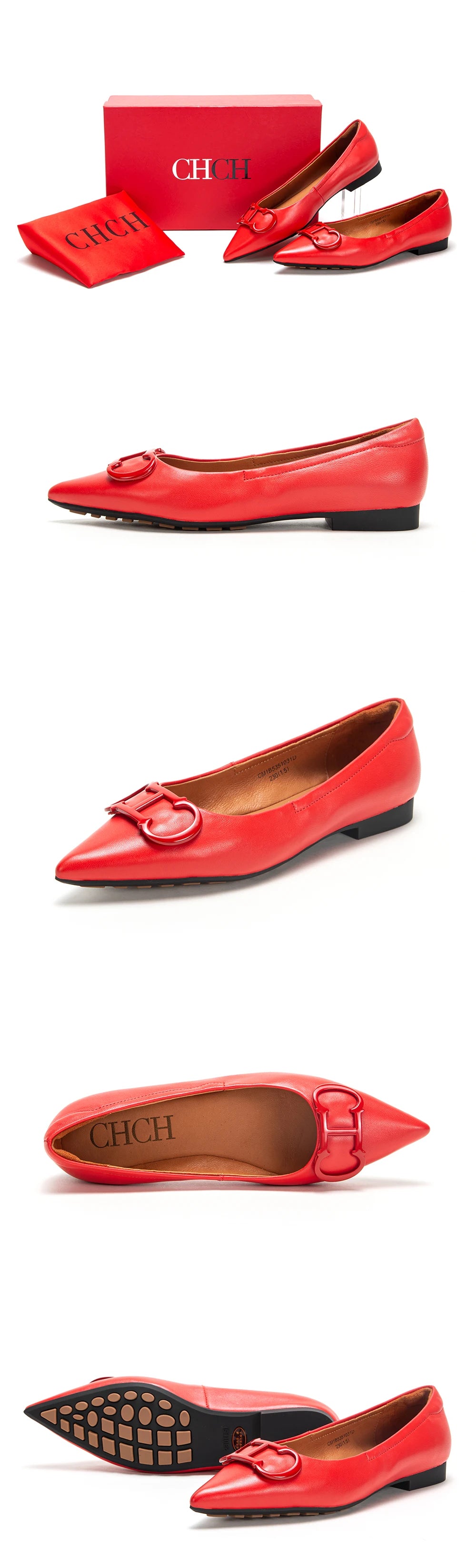 Pointed Toe Design Pure Simple Women's Flat Shoes Wear Comfortable Fashion Solid Women's Casual Shoes Vintage Classic