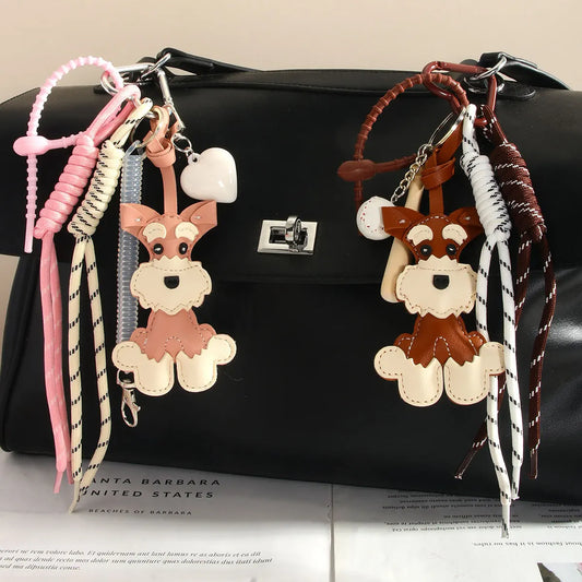 Ladies' Bag  Pendants Cartoon Puppy Cute Versatile Kawaii Sweet Bag Charms Fashionable Versatile High Quality Keychains For Girl