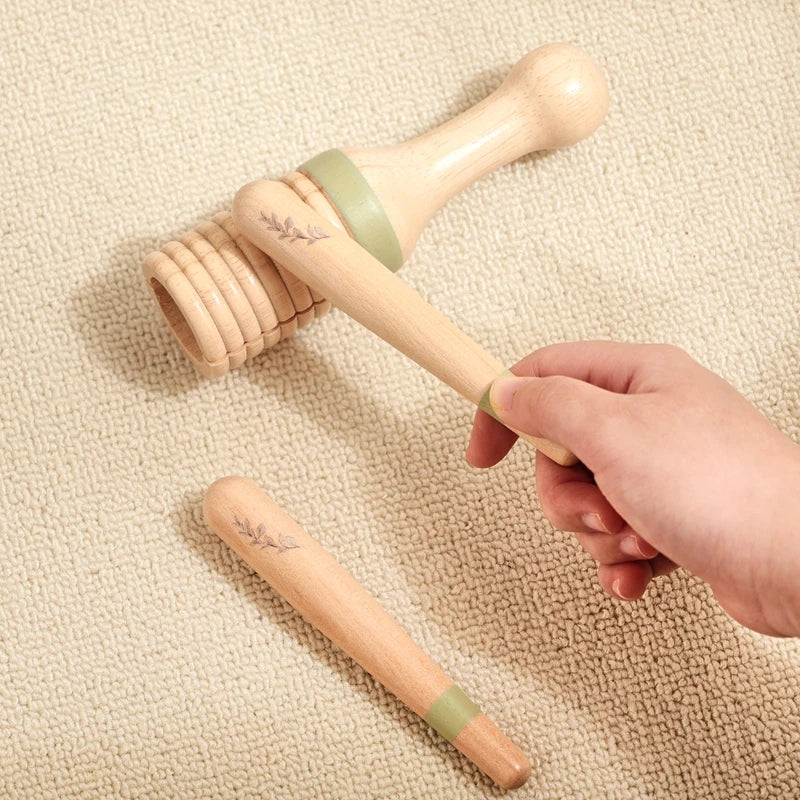 Musical Instruments Wooden Montessori Toys Xylophone, Rattle, Drum，Baby Music Enlightenment Educational Toys Kid Christmas Gifts