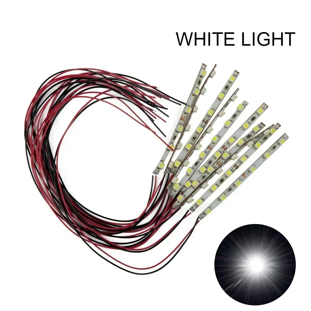 LED Light Strip Self-adhesive Part Warm/White AC/DC Accessories Building Flexible For Railway Layout Lamps Model