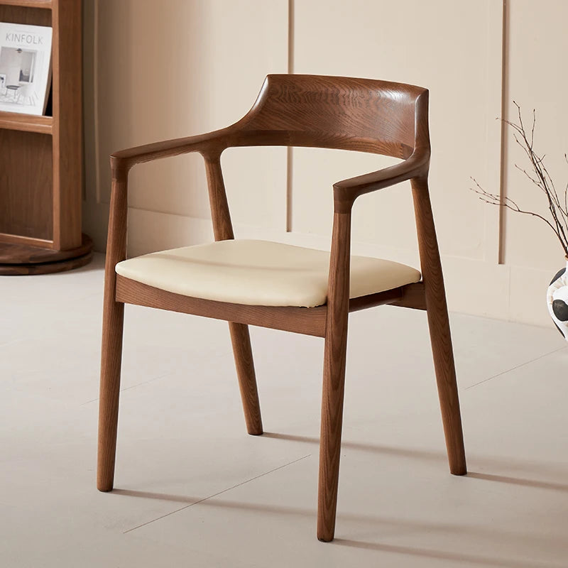 Arm Vanity Dining Cairh Nordic Salon Modern Ergonomic Dining Cairh Luxury Wood Pink Mesas De Restaurante Kitchen Furniture