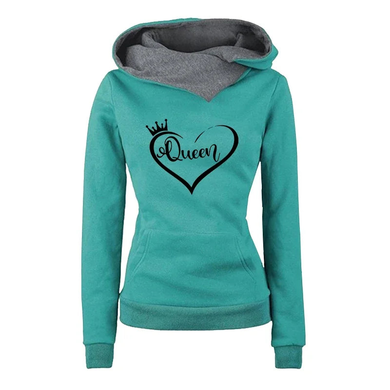 Fashion Women's Tracksuit Autumn Winter Quality Hoodies Casual Print Single Sport Pants Comfort Outdoors Daily Jogging Gym Woman