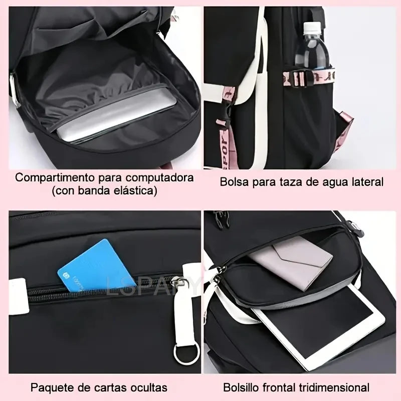 My Little Pony SchoolBags Fashion Boys Girls Backpack Rucksack Casual Travel Multipocket Book Bags New Semester Gift