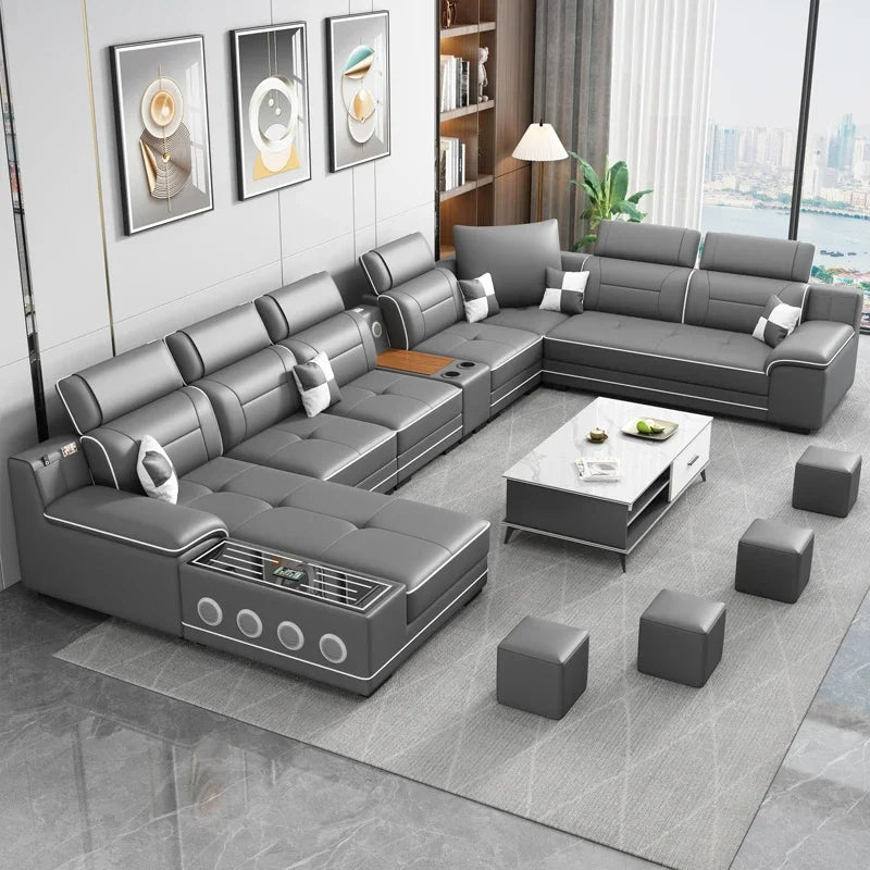 Seater Modern Sofa Ajustable Luxury Sectional Multifunctional Reclining Sofa Cushion Lazy Meubles De Maison Salon Furnitures