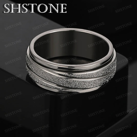 925 Sterling Silver Rotundity Ring For Men Women Engagement Wedding Accessories Lovers Fashion Jewelry Lady Party Birthday Gift