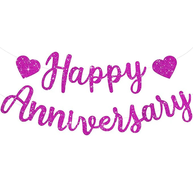 Happy Anniversary Banners Anniversary Party Decorations We Still Do Happy Wedding Day Party Decoration