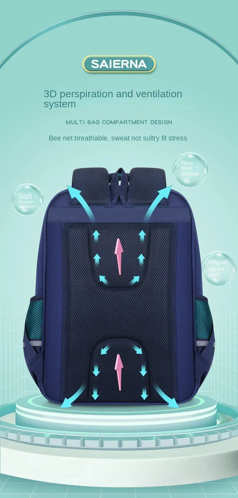Childrens Schoolbag Fashion New Boys Girls Student Primary School Schoolbag Kids Waterproof Childrens Shoulder Bag Schoolbag