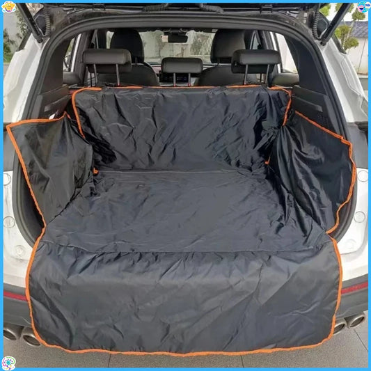 Durable Polyester Auto Trunk Mat for Pets - Non-Slip, Scratch-Resistant, Easy-Clean Mat for SUVs and Cars, Pet Safety Mat