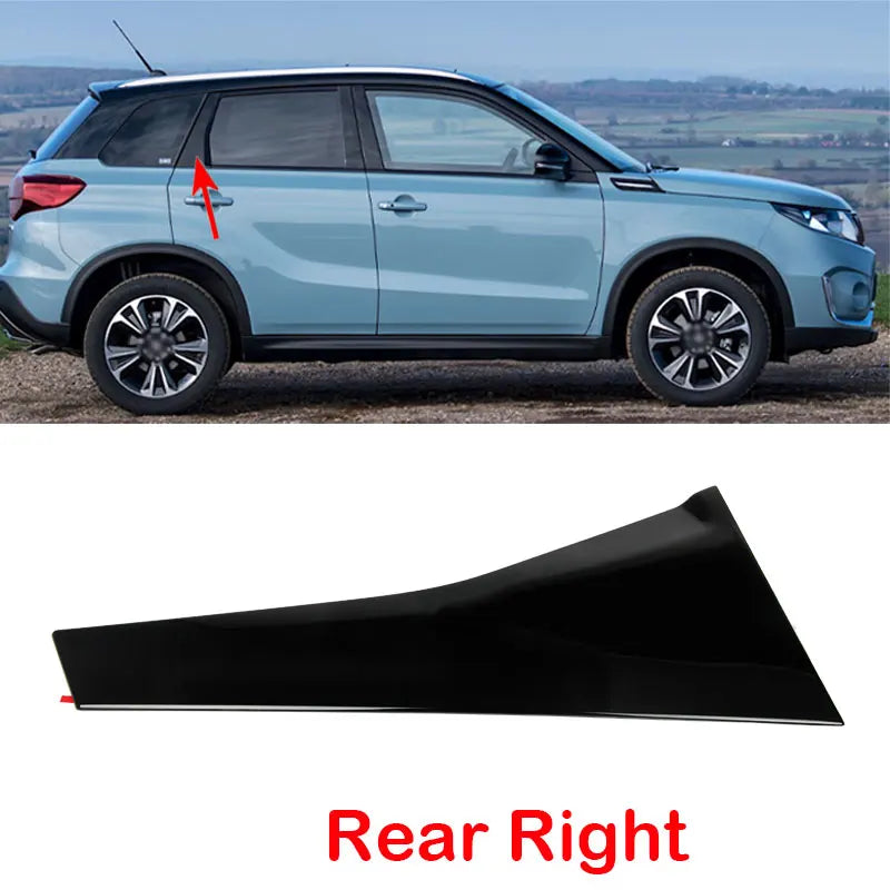 For Suzuki Vitara Accessories 2016 2017 2018 2019 2020 Car Parts Front Door Rear Door Pillar Trim Decoration Outer Garnish Cover
