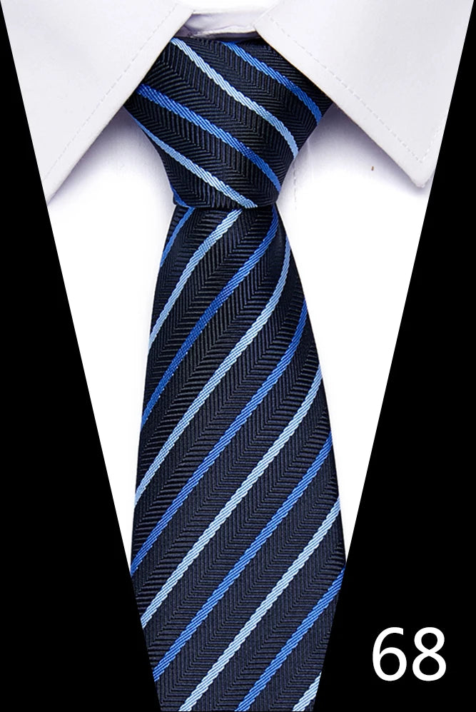 Hot Sale Necktie Man 7.5 cm Silk Tie Solid Color Gravatas Suit Accessories Fit Wedding Holiday Party