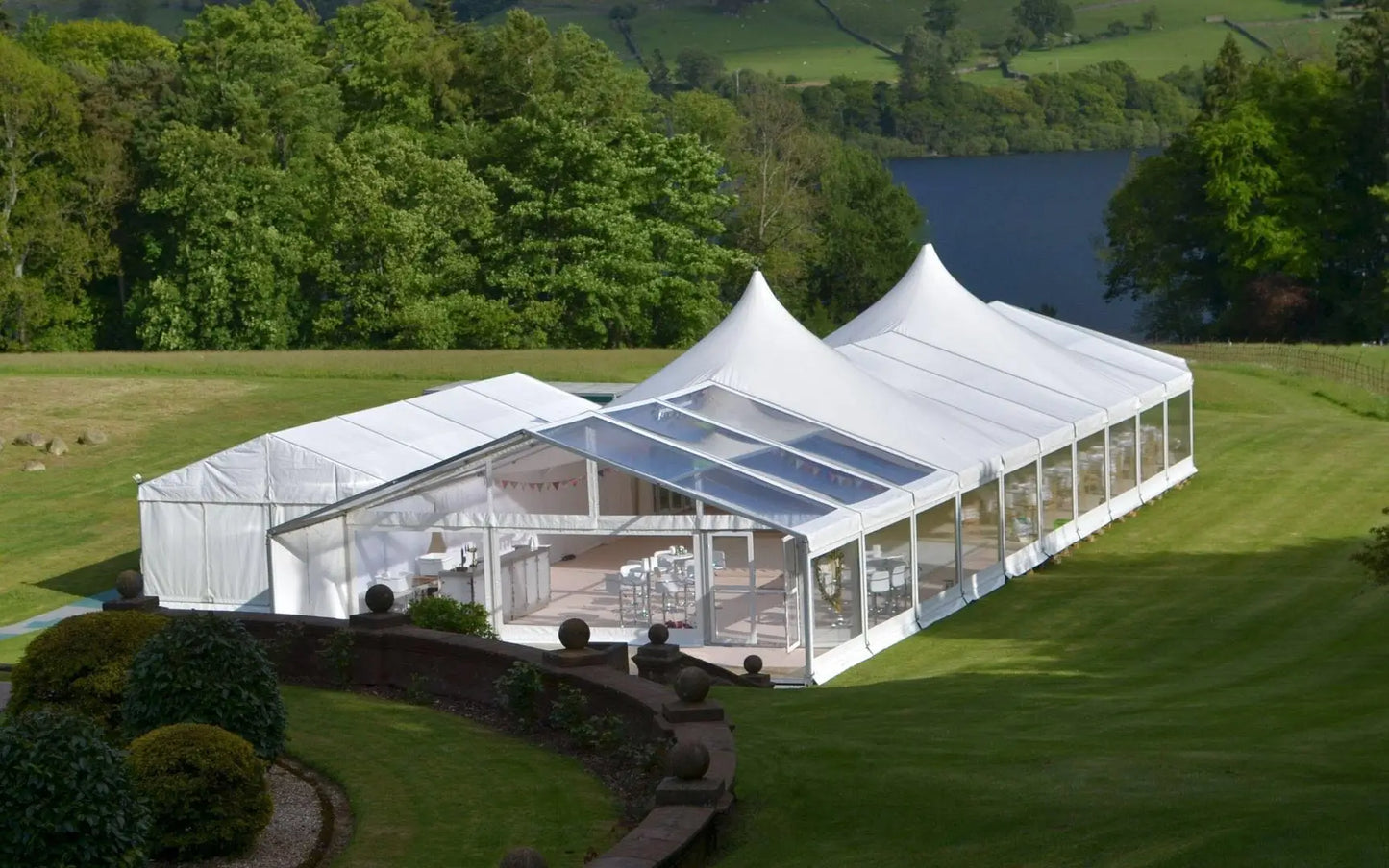 Durable Frame Tents for Concerts, Weddings, Outdoor Events Accommodate 200-1000 People