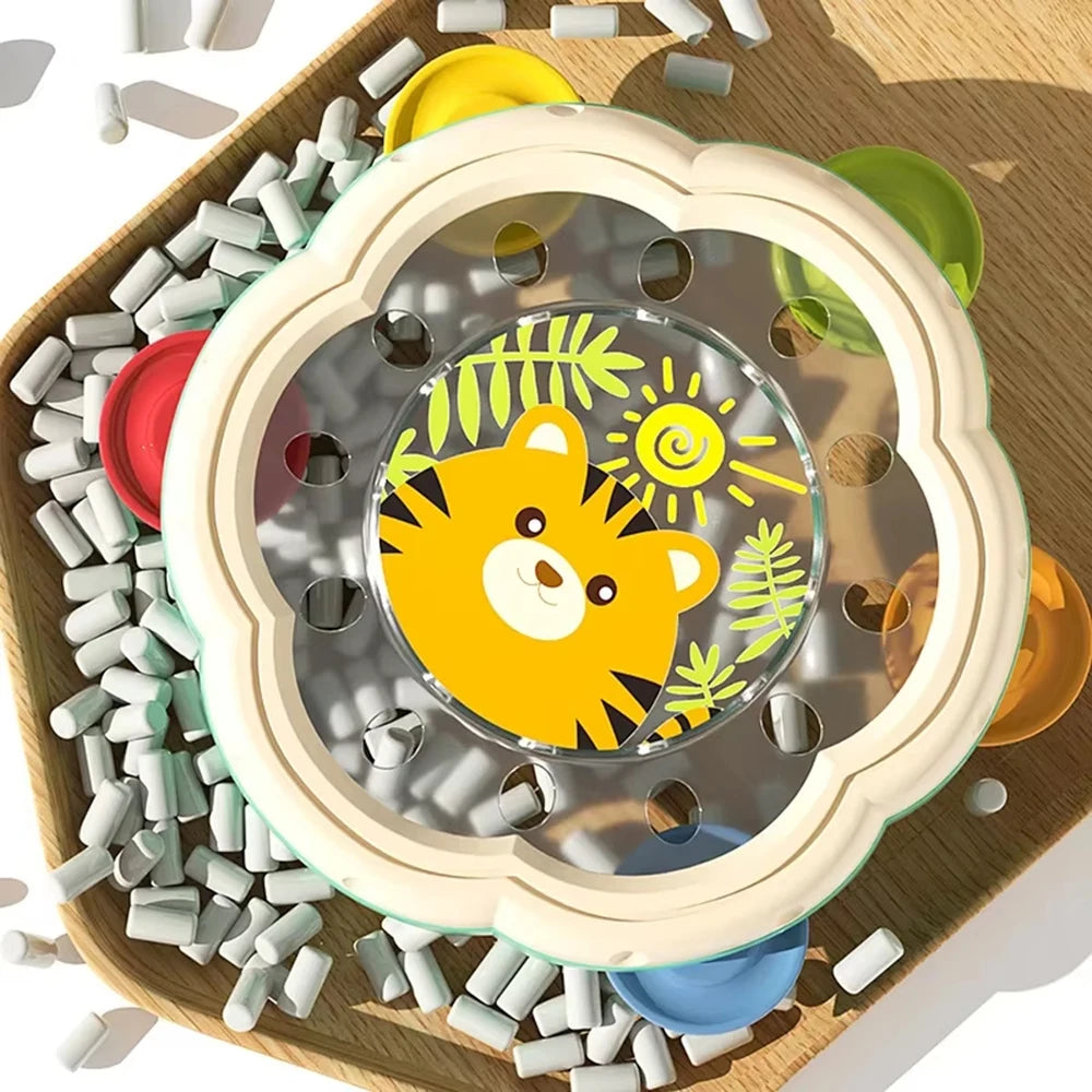 Montessori Musical Instruments Hand Drum Shaking Rattles Infant Kids Harmonica Music Educational Toys Baby Toys 6 12 Months
