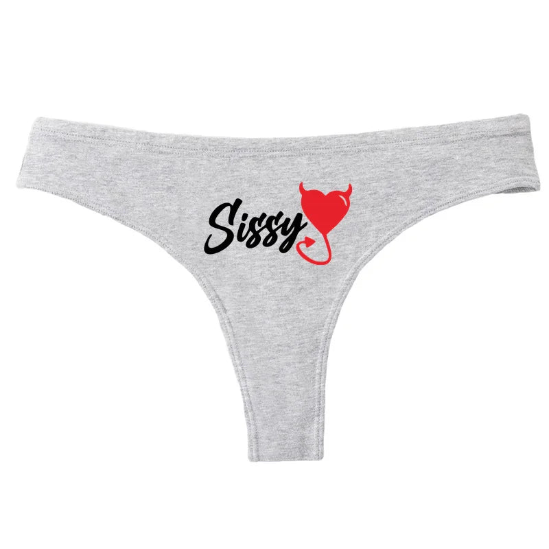 Multicolor Cotton Thongs Low Waist Underwear Thong Sexy Thongs For Women Funny Gifts Couple Gifts Thong Panties Ladies Underwear
