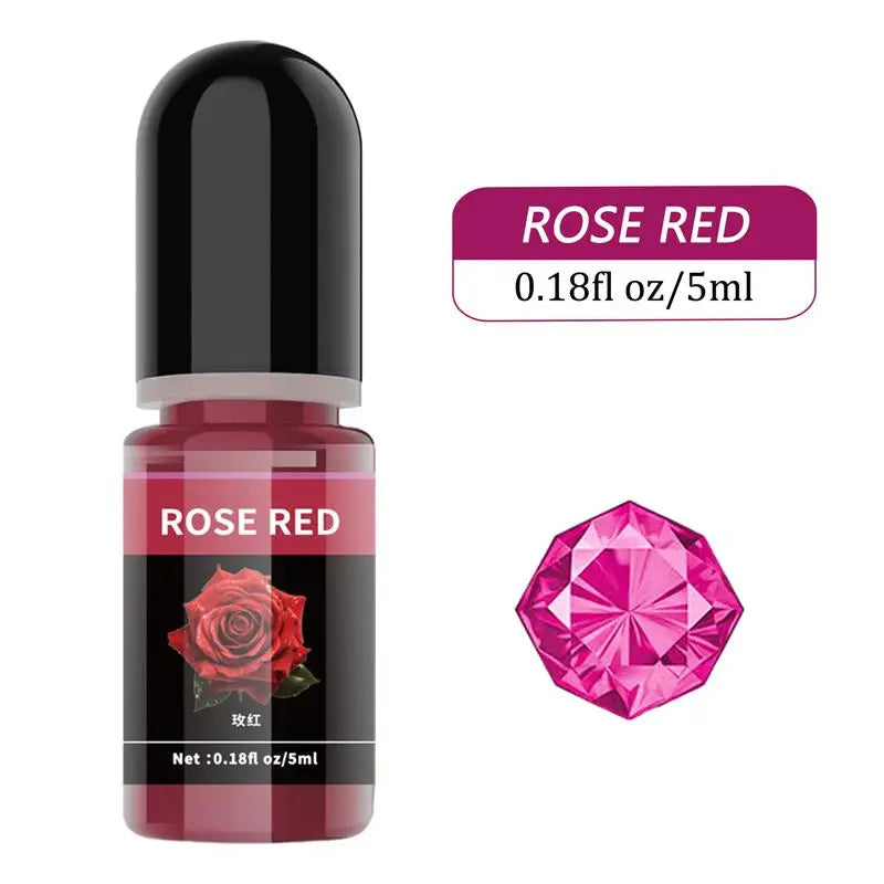 Epoxy Resin Pigment 5ml Liquid Epoxy UV Resin Dye Transparent Colorant For UV Resin AB Glue Coloring DIY Resin Art Jewelry Makin