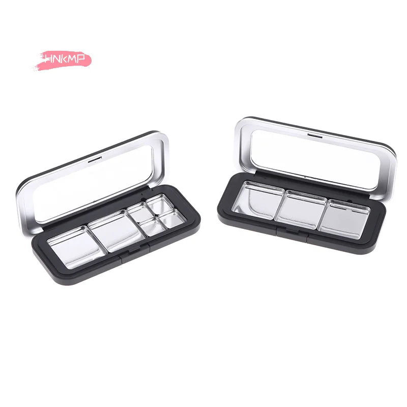 Refillable Magnetic Eyeshadow Palette Empty Black Clear Makeup Storage Case DIY Cosmetic Container for Lipstick Foundation Blush