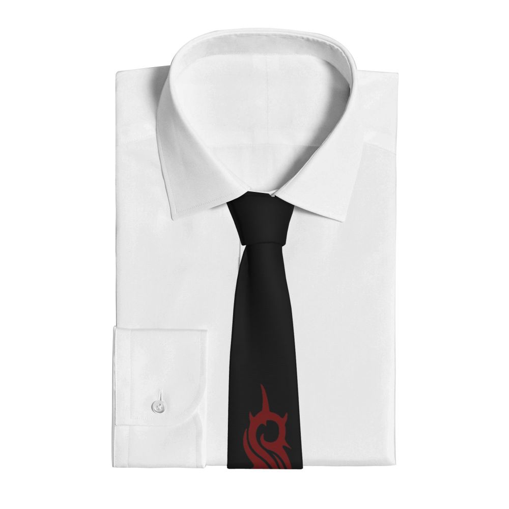 Slipknots Neckties Men's Customized Silk Heavy Metal Rock Music Gift Neck Tie for Office