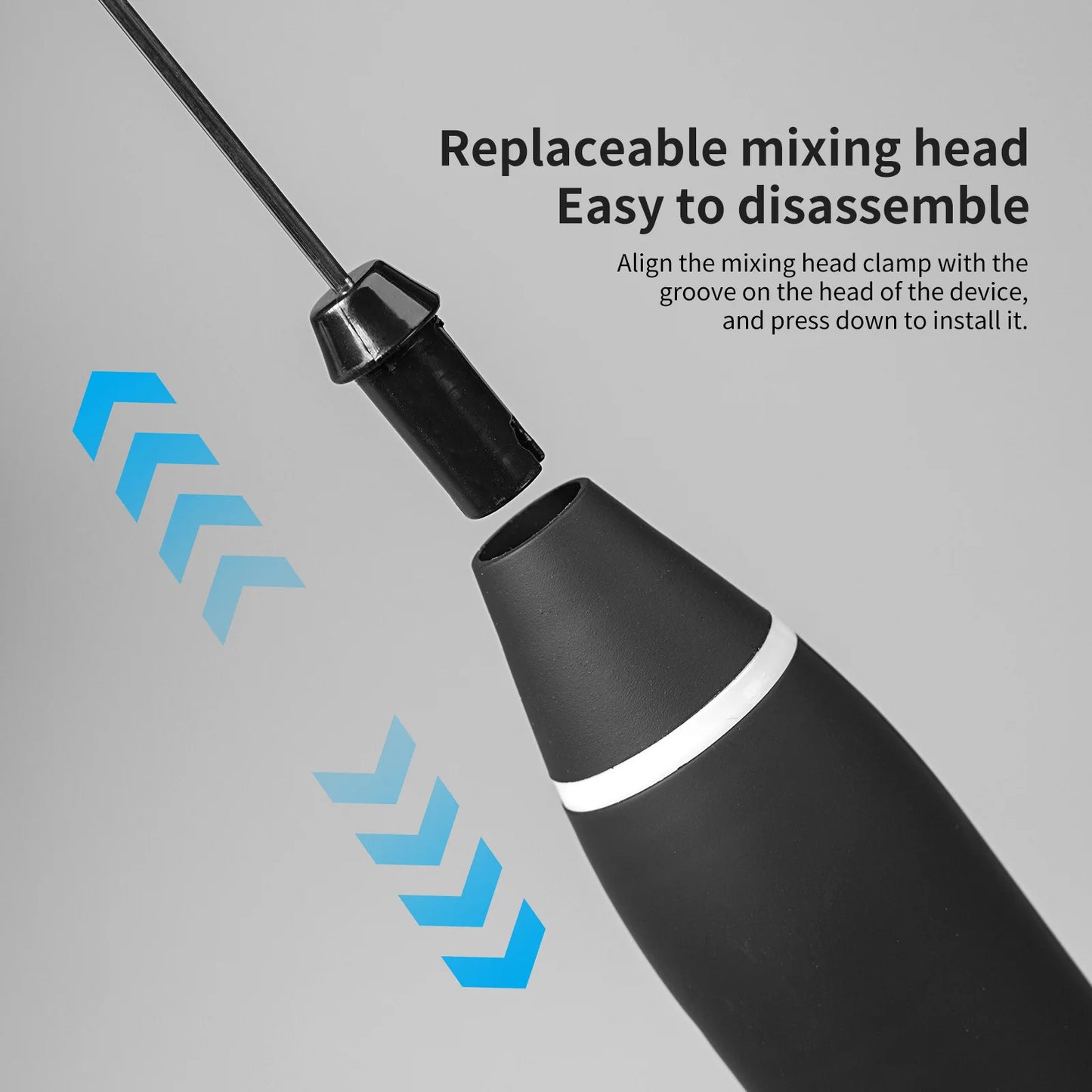 Handheld Electric Milk Foamer Coffee Milk Cover Foamer Household Mini Milk Foamer Blender Handheld Wireless Hair Beater