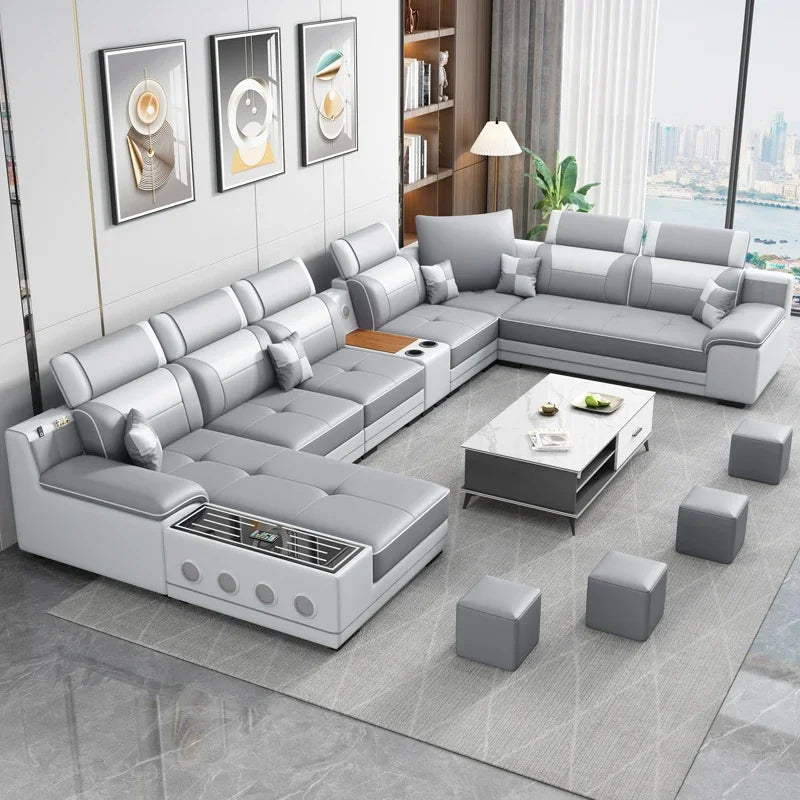 Seater Modern Sofa Ajustable Luxury Sectional Multifunctional Reclining Sofa Cushion Lazy Meubles De Maison Salon Furnitures