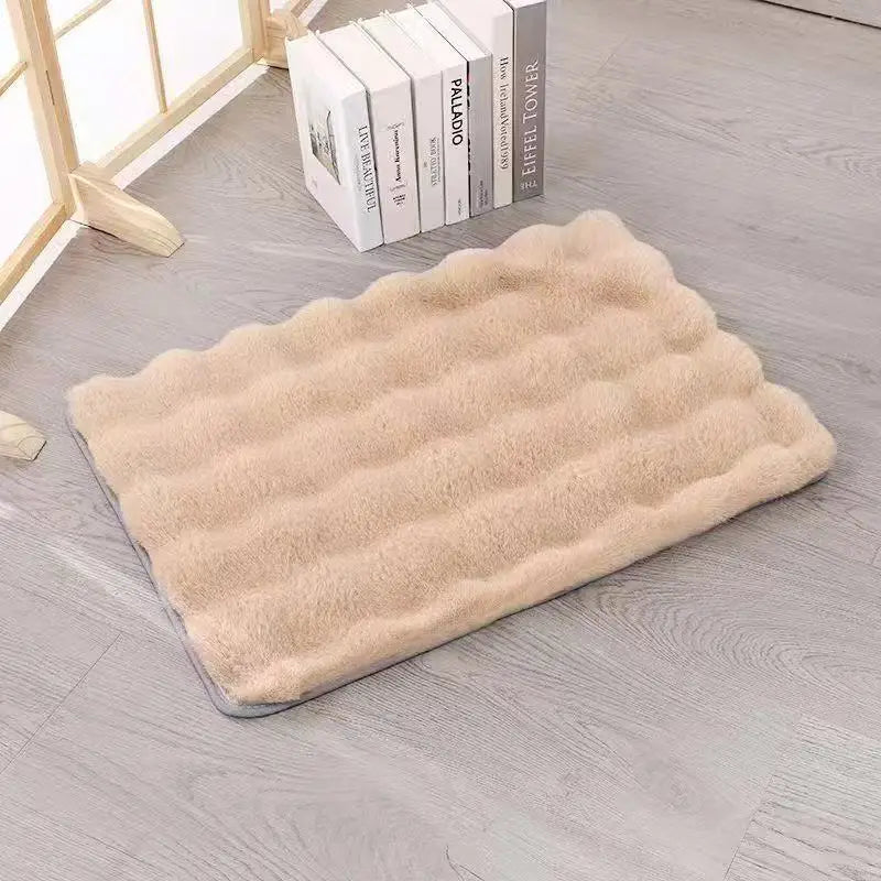 Ultra-Soft Pet mat Winter Warm Dog Blanket Cat bed Sofa Mat Super Comfortable Pet Blanket Pad Mat for Cats Dogs Sleeping Mat