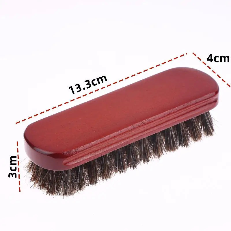 Elegant Polishing Brush made of Horsehair for Car Interiors, Furniture, Bags, and Apparel