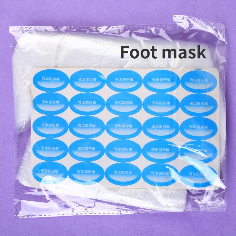 Face Plastic Film Full Face Cleaners Mask Neck Stickers 100Pcs Disposable Paper Transparent PE Masks Wraps Facial Beauty Healthy