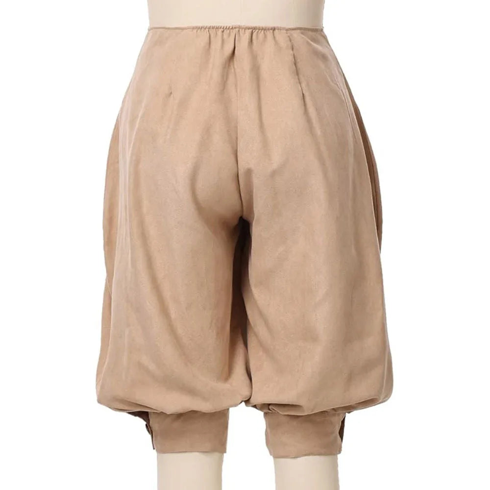 Pirate Pants Women Medieval Renaissance Viking Cosplay Costume Loose Pants Horseman Peasant Castaways Costume Bloomers Trousers