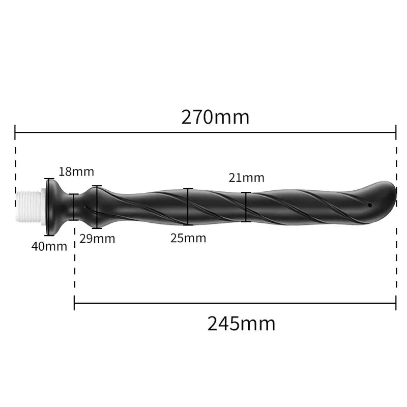 Bidet Cleaner Rectal Enemator Enema Syringe Stream Douche Enema Colon System Hose Cleaning Bidet Nozzle Bathroom Accessories