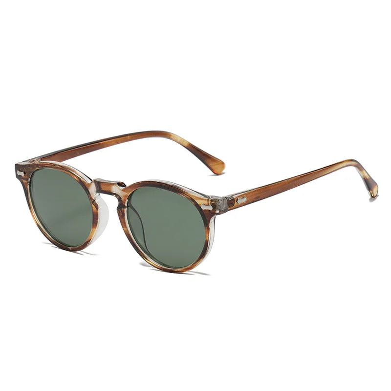 New Retro Polarized Sunglasses Men Women Fashion Small Round Sun Glasses For Male Female Literary Vintage Shades Driving Eyewear