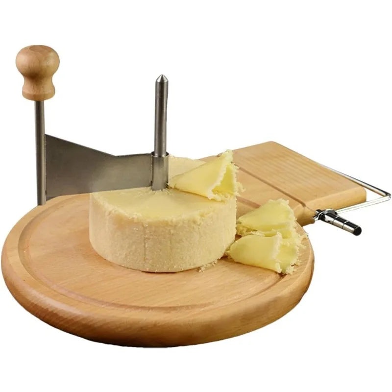 Cheese Curler with Stainless Steel Cheese Slicer Rust-Proof Wheel Cutter Heavy Duty Cheese Shaver Tools