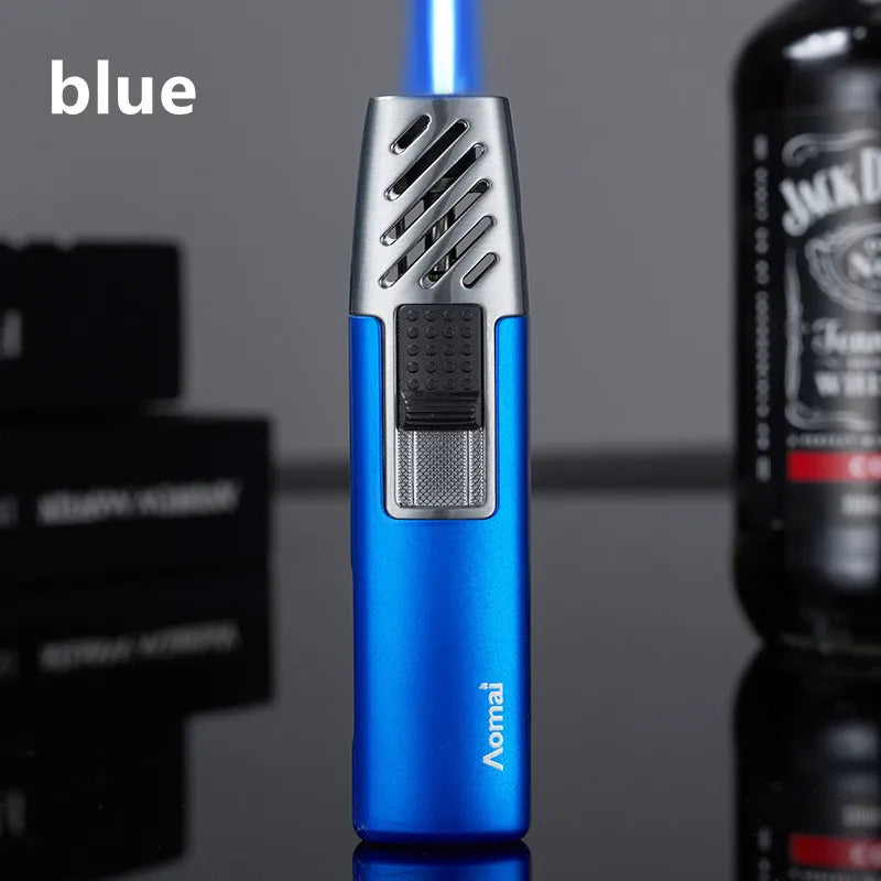 Metal Gradual Change Spray Gun Lighter Kitchen Lighter Household Small Tools Lighter BBQ Outdoor Lighter Practical Gadgets Gifts
