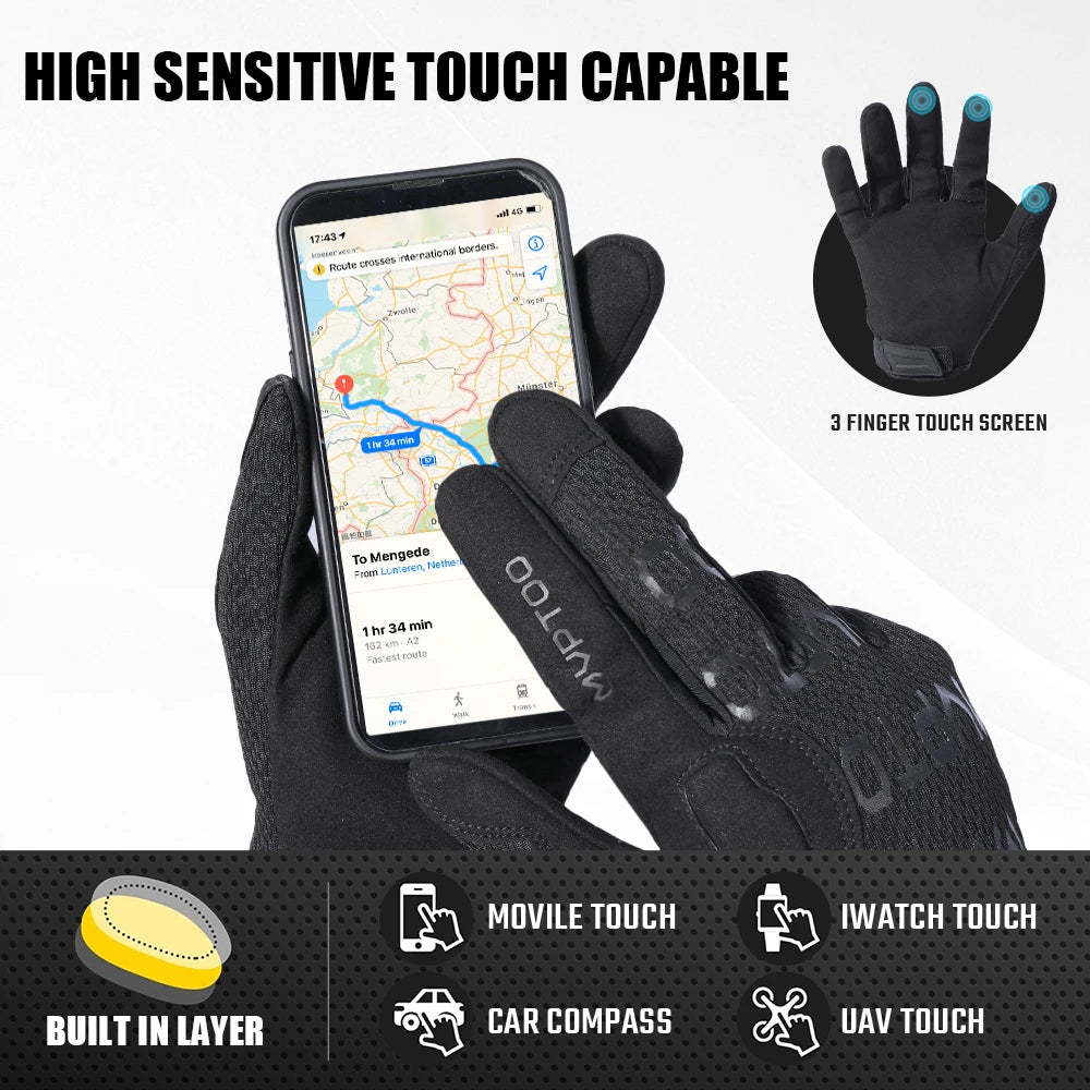 Tactical Full Finger Gloves Touch Screen Combat Shooting Hunting Sport Outdoor Airsoft Paintabll Driving Work Mittens Men Women