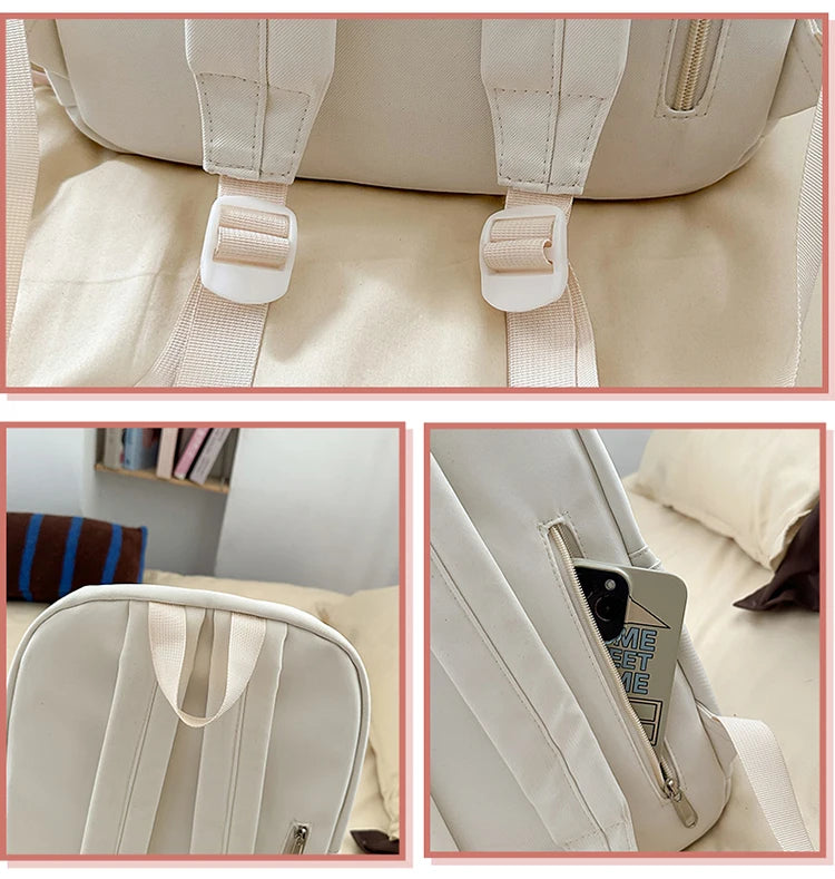 2026 New High Quality nylon Backpacks School Book Bags for Teenage Girls Boys Female College Men Laptop BagPack Casual Backpack